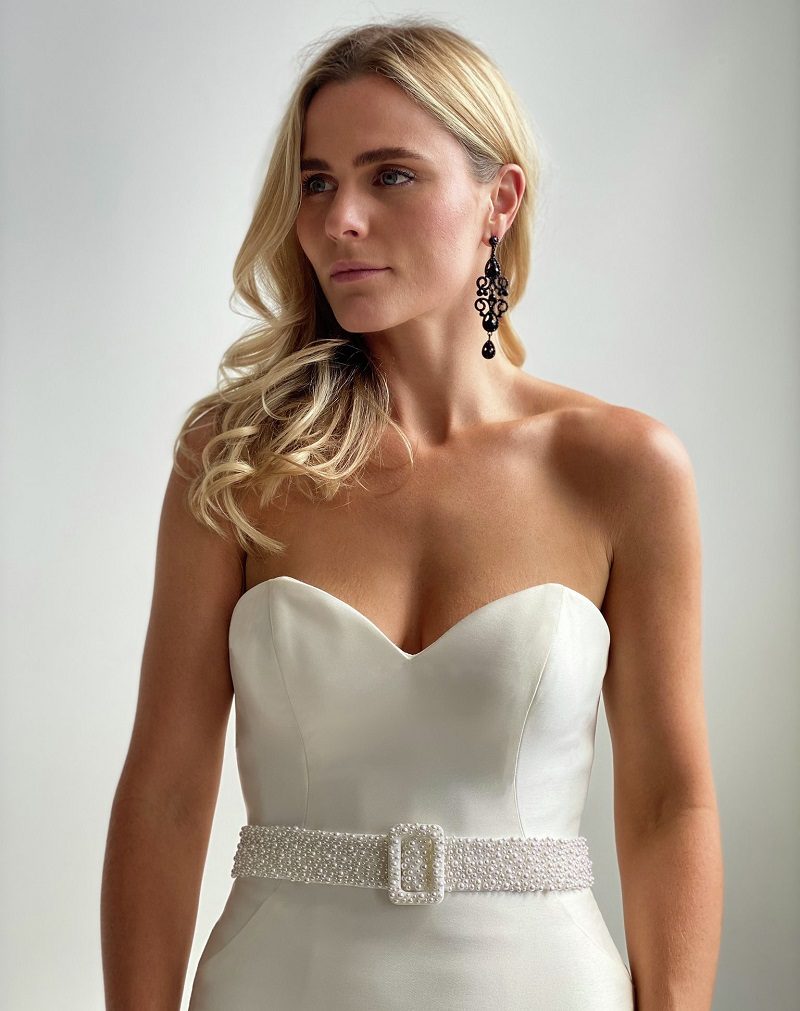 Artificial Pearl Bride Belt Copper Wire Wide Belt for Dresses Pearl Wedding Dress  Belt Dress – the best products in the Joom Geek online store